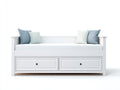 Sofás cama de madera 188x80x86 cm - Blanco - Estilo clásico para salón