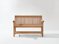 Bancos de jardín madera 140x60x95 cm - Madera natural - Estilo moderno para exterior