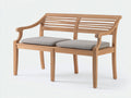 Bancos de jardín madera 120x55x90 cm - Madera natural - Estilo moderno para exterior