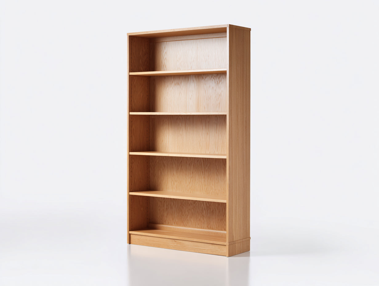 Estanterías de madera 80x30x180 cm - Madera natural - Diseño abierto moderno